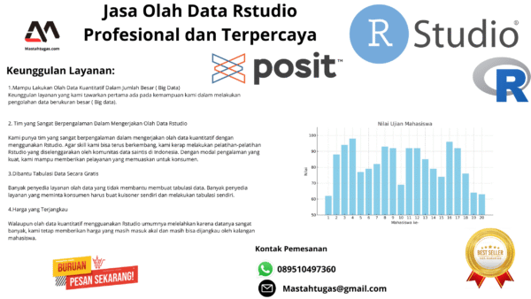 Jasa Olah Data Rstudio Profesional dan Terpercaya