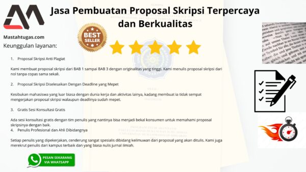 Jasa Pembuatan Proposal Skripsi Terpercaya dan Berkualitas