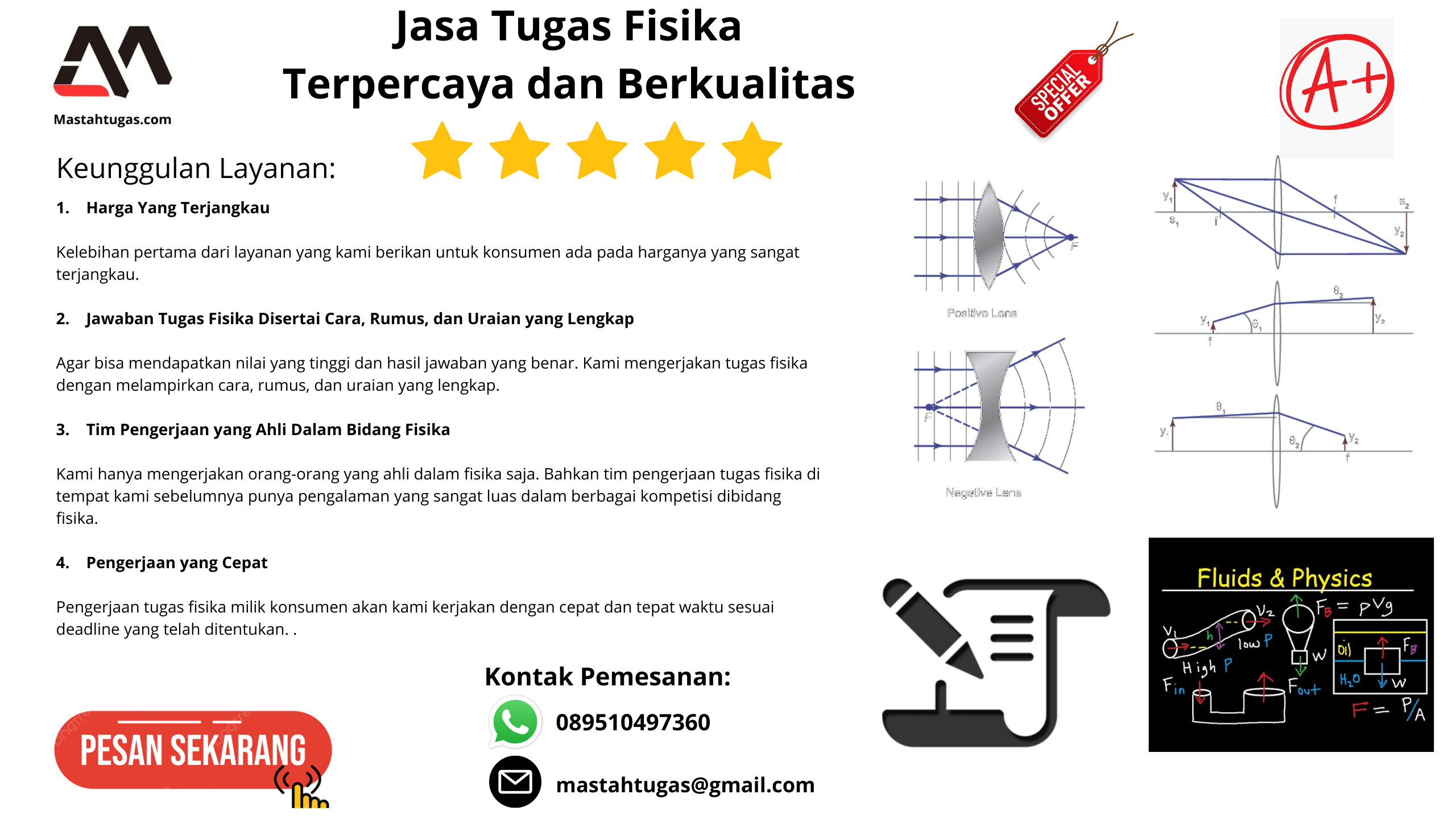 Jasa Tugas Fisika Terpercaya dan Berkualitas