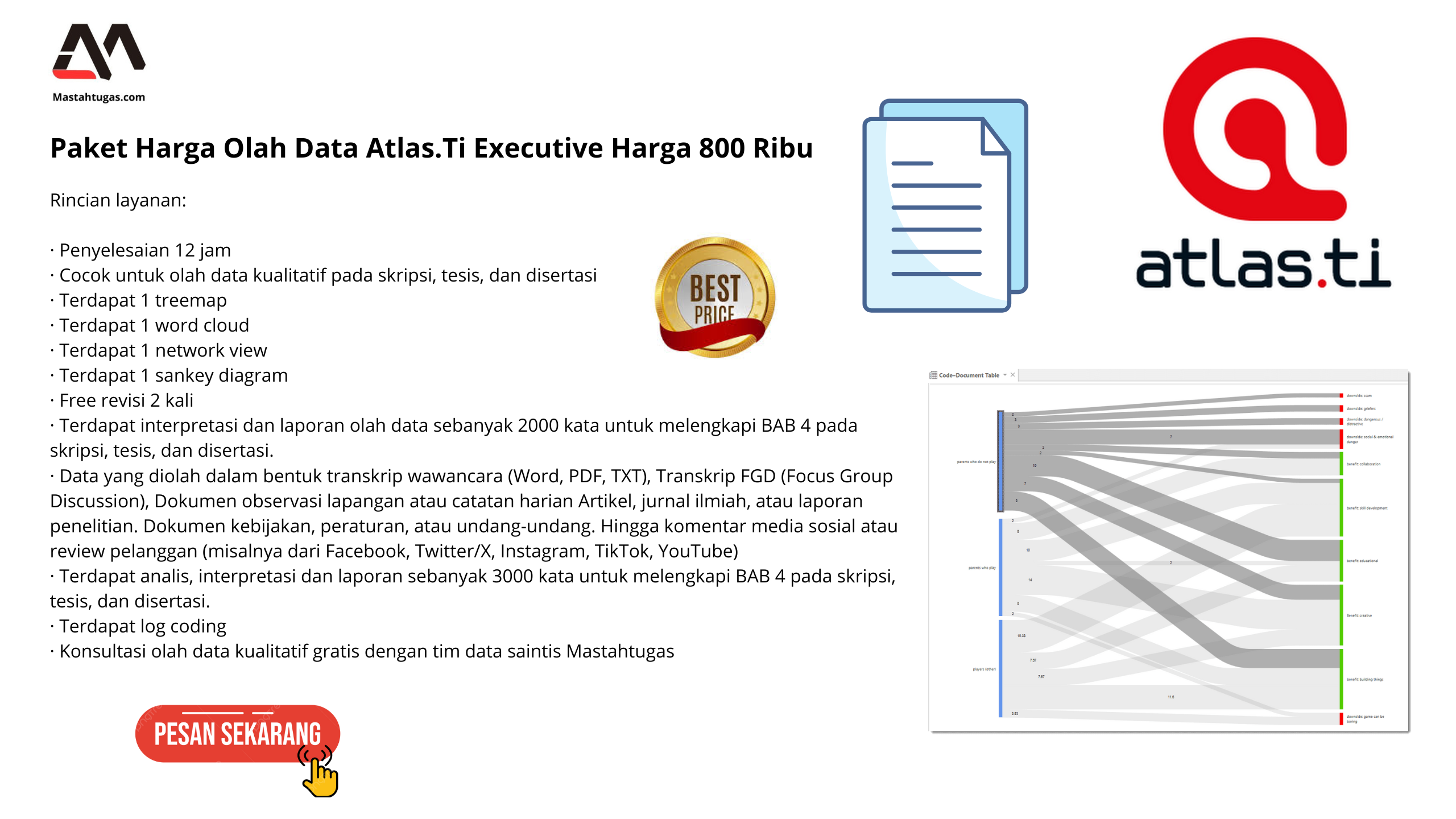 Paket Olah Data Atlas.Ti Executive