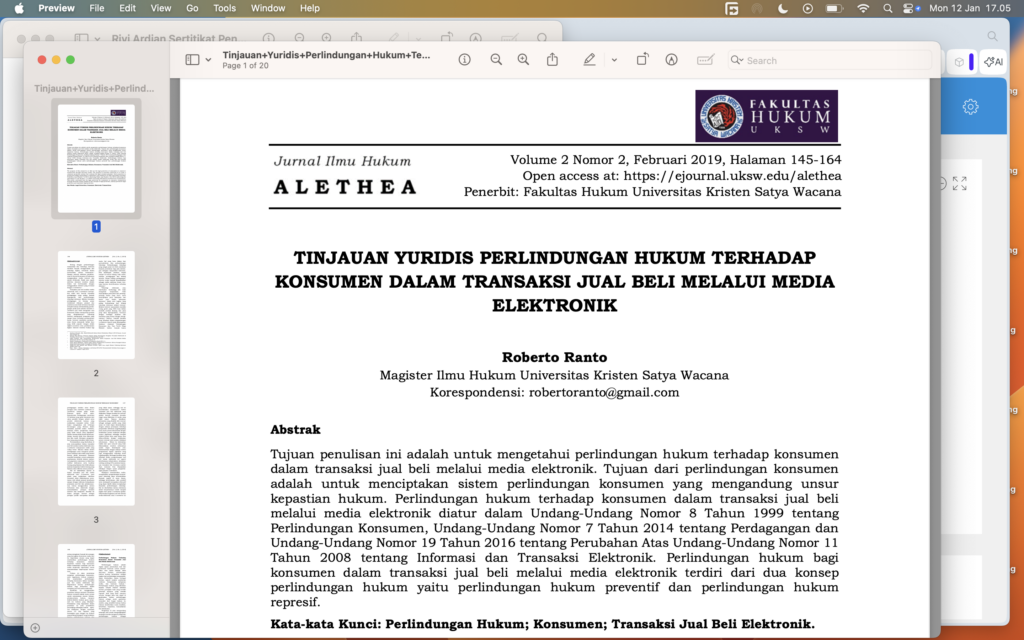 Contoh Paper Tema Hukum