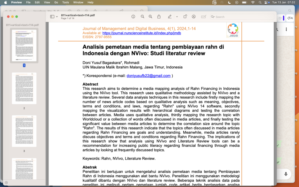 Contoh Penelitian Kualitatif