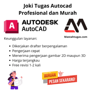 Joki Tugas Autocad Profesional dan Murah