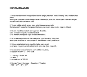 Kunci Jawaban