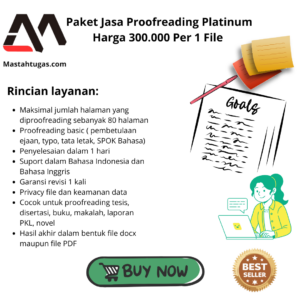 Paket Jasa Proofreading Platinum Harga 300.000 Per 1 File (1)