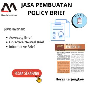 JASA PEMBUATAN POLICY BRIEF