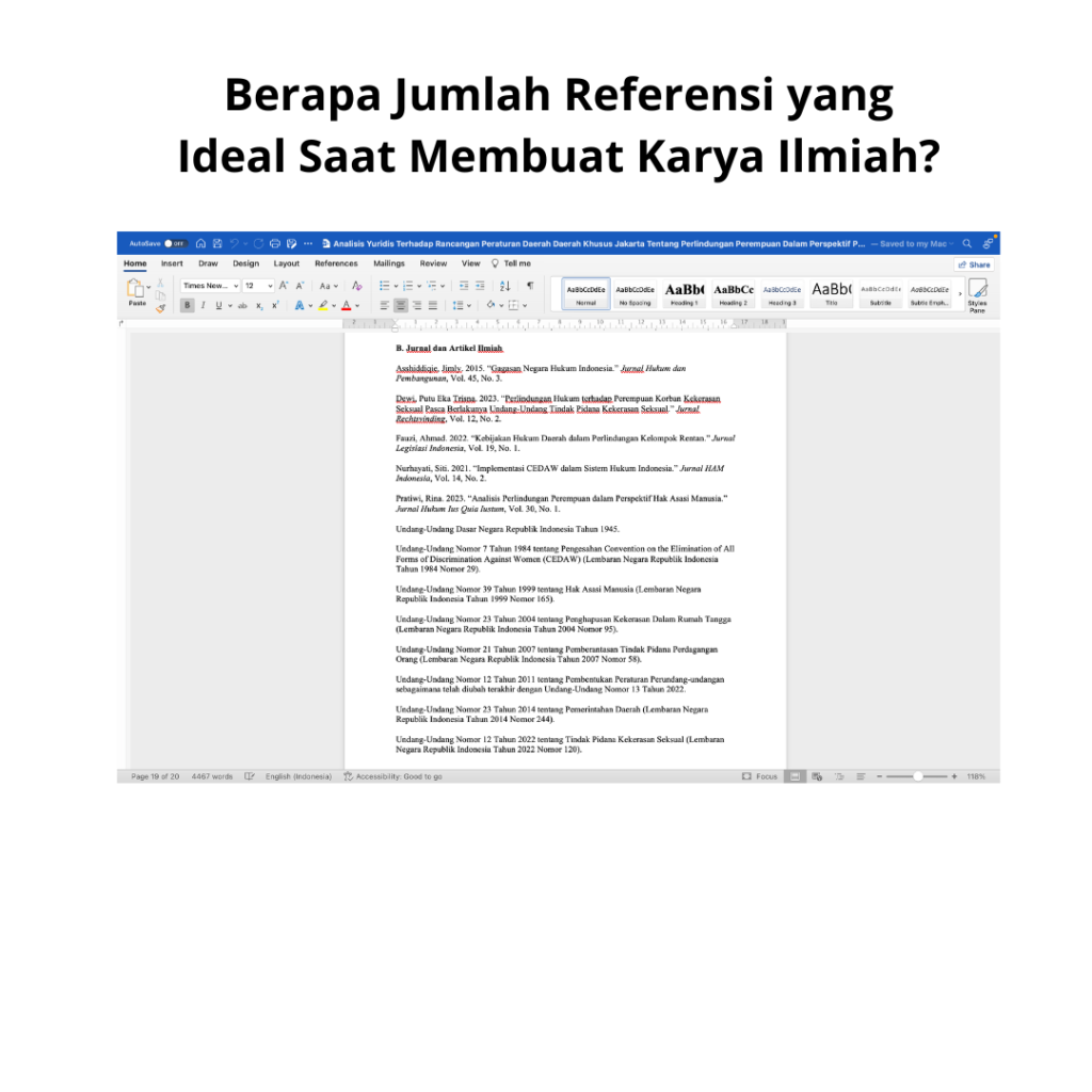 Berapa Jumlah Referensi yang Ideal Saat Membuat Karya Ilmiah