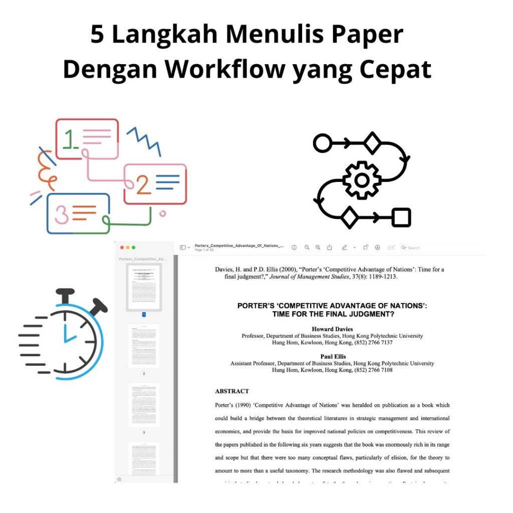 5 Langkah Menulis Paper Dengan Workflow yang Cepat