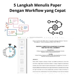 5 Langkah Menulis Paper Dengan Workflow yang Cepat