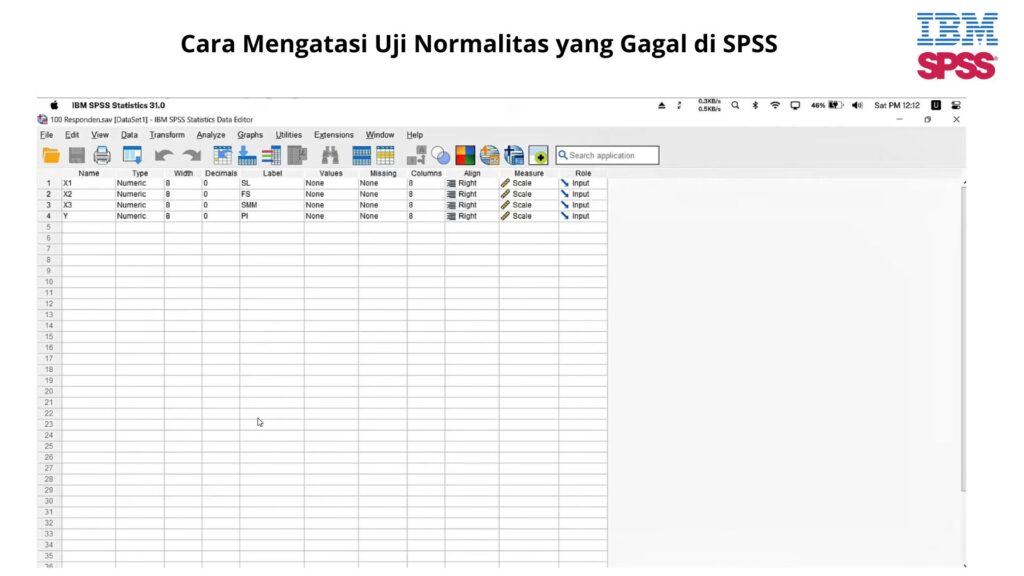 Cara Mengatasi Uji Normalitas yang Gagal di SPSS