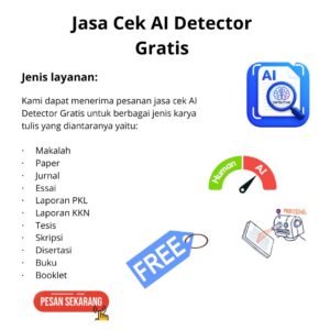 Jasa Cek AI Detector Gratis