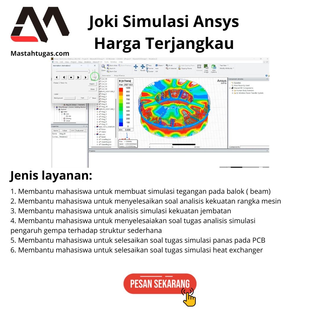 Joki Simulasi Ansys Harga Terjangkau