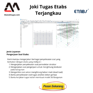 Joki Tugas Etabs Terjangkau