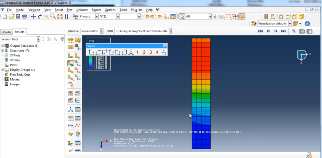 Portofolio Simulasi Dengan Abaqus