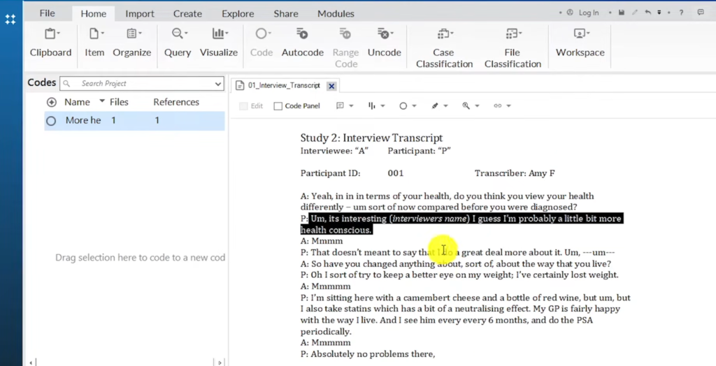 Proses Coding Data Nvivo