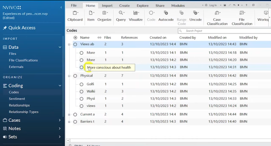 Tutorial Coding Data Nvivo