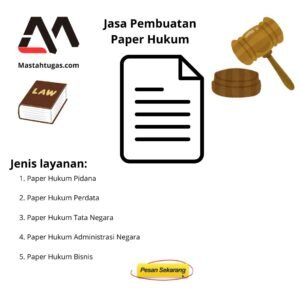 Jasa Pembuatan Paper Hukum