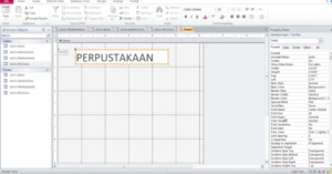 Portofolio Pembuatan DATA BASE PERPUSTAKAAN MENGGUNAKAN MICROSOFT ACCESS